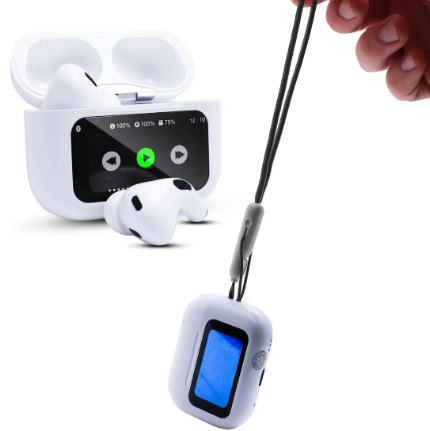 Kit com 2 Fones de Ouvido Bluetooth 5.4 Touch A9 PRO - BRANCO